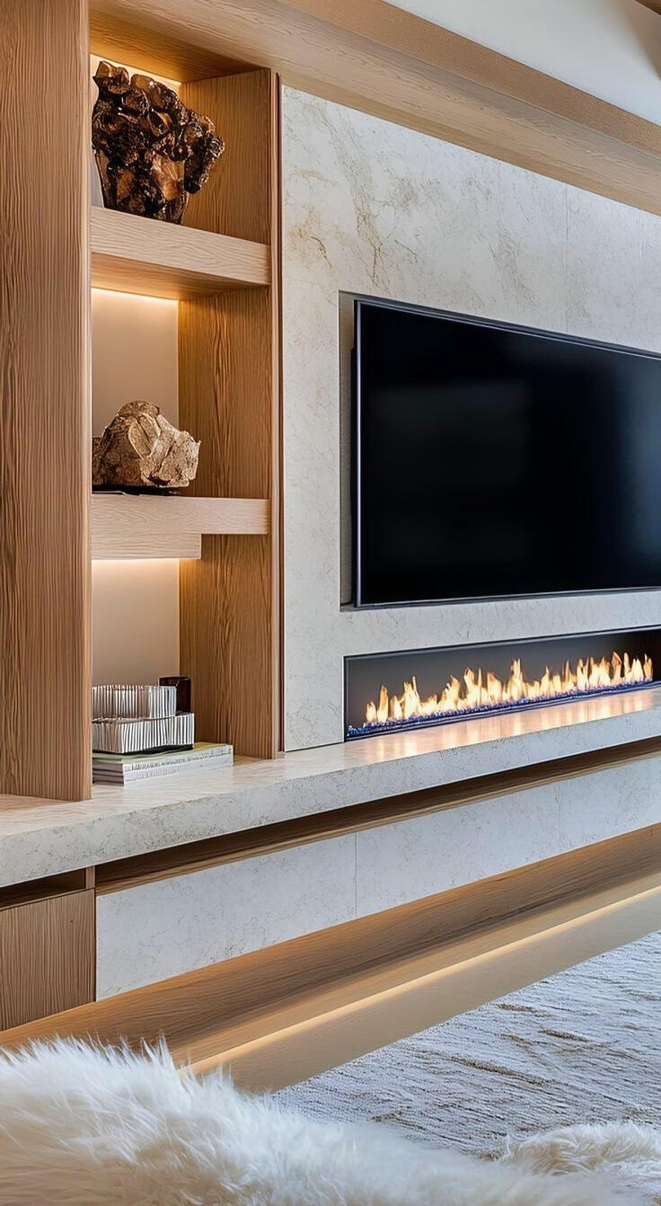 Fast Stone Fireplace Turnaround in Ontario, Canada.